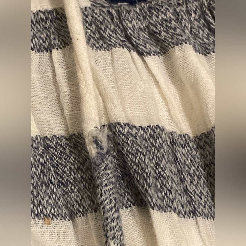 Altar’d State 100% Cotton Colorful Embroidered Striped Top. Size Small. - Picture 9 of 12
